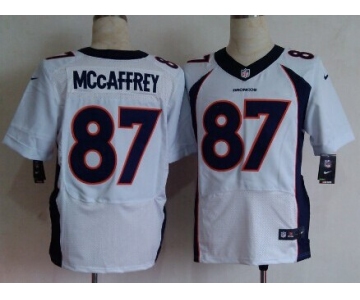 Nike Denver Broncos #87 Ed McCaffrey 2013 White Elite Jersey