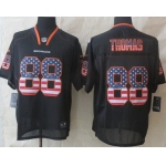 Nike Denver Broncos #88 Demaryius Thomas 2014 USA Flag Fashion Black Elite Jersey