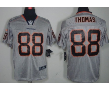 Nike Denver Broncos #88 Demaryius Thomas Lights Out Gray Elite Jersey
