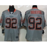 Nike Denver Broncos #92 Elvis Dumervil Lights Out Gray Elite Jersey