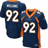 Nike Denver Broncos #92 Sylvester Williams 2013 Blue Elite Jersey