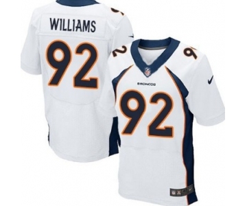 Nike Denver Broncos #92 Sylvester Williams 2013 White Elite Jersey