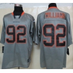 Nike Denver Broncos #92 Sylvester Williams Lights Out Gray Elite Jersey