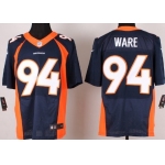 Nike Denver Broncos #94 DeMarcus Ware 2013 Blue Elite Jersey