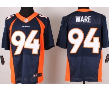 Nike Denver Broncos #94 DeMarcus Ware 2013 Blue Elite Jersey