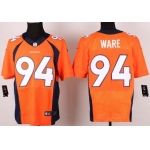 Nike Denver Broncos #94 DeMarcus Ware 2013 Orange Elite Jersey