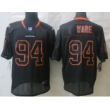 Nike Denver Broncos #94 DeMarcus Ware Lights Out Black Elite Jersey