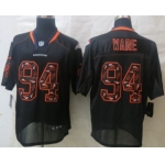 Nike Denver Broncos #94 DeMarcus Ware Lights Out Black Ornamented Elite Jersey