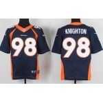 Nike Denver Broncos #98 Terrance Knighton 2013 Blue Elite Jersey