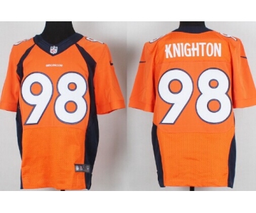 Nike Denver Broncos #98 Terrance Knighton 2013 Orange Elite Jersey