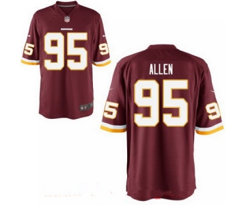 Men's 2017 NFL Draft Washington Redskins #95 Jonathan Allen Burgundy Red Team Color Stitched NFL Nike Elite Jersey