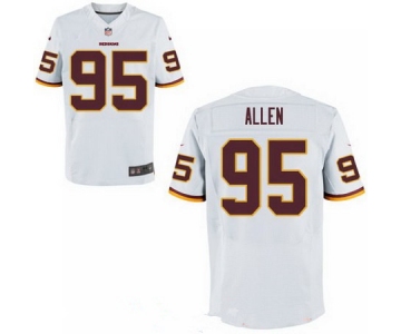 Men's 2017 NFL Draft Washington Redskins #95 Jonathan Allen Burgundy White Team Color Stitched NFL Nike Elite Jersey