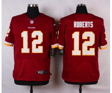 Men's Washington Redskins #12 Andre Roberts Burgundy Red Team Color NFL Nike Elite Jersey