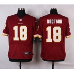 Men's Washington Redskins #18 Josh Doctson Burgundy Red Team Color NFL Nike Elite Jersey