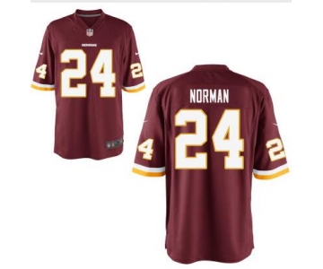 Men's Washington Redskins #24 Josh Norman Burgundy Red Team Color NFL Nike Elite Jersey