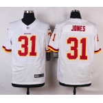 Men's Washington Redskins #31 Matt Jones White Road NFL Nike Elite Jersey