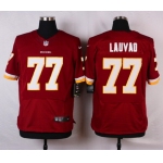 Men's Washington Redskins #77 Shawn Lauvao Burgundy Red Team Color NFL Nike Elite Jersey