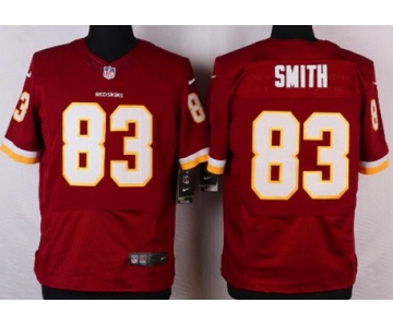 Men's Washington Redskins #83 Alex Smith Burgundy Red Team Color NFL Nike Elite Jersey