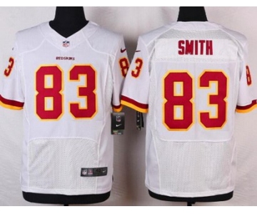 Men's Washington Redskins #83 Alex Smith White Road NFL Nike Elite Jersey