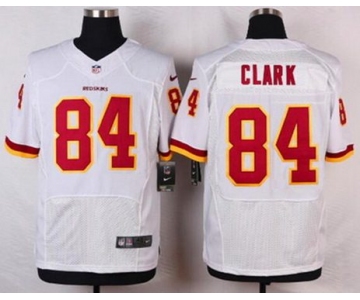 Men's Washington Redskins #84 Gary Clark White Retired Player NFL Nike Elite Jersey