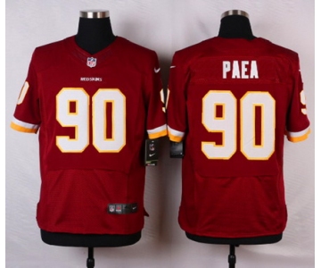 Men's Washington Redskins #90 Stephen Paea Burgundy Red Team Color NFL Nike Elite Jersey