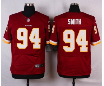 Men's Washington Redskins #94 Preston Smith Burgundy Red Team Color NFL Nike Elite Jersey