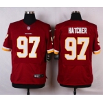 Men's Washington Redskins #97 Jason Hatcher Burgundy Red Team Color NFL Nike Elite Jersey