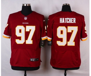 Men's Washington Redskins #97 Jason Hatcher Burgundy Red Team Color NFL Nike Elite Jersey