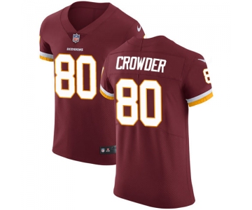 Nike Redskins #80 Jamison Crowder Burgundy Red Team Color Men's Stitched NFL Vapor Untouchable Elite Jersey