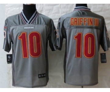 Nike Washington Redskins #10 Robert Griffin III 2013 Gray Vapor Elite Jersey