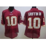 Nike Washington Redskins #10 Robert Griffin III Red Elite Jersey