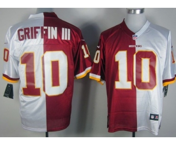 Nike Washington Redskins #10 Robert Griffin III Red/White Two Tone Elite Jersey