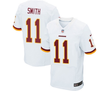 Nike Washington Redskins #11 Alex Smith White Men's Stitched NFL Elite Jersey