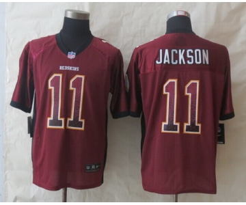 Nike Washington Redskins #11 DeSean Jackson Drift Fashion Red Elite Jersey