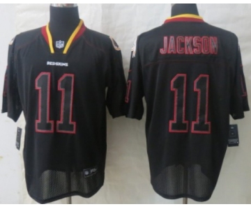 Nike Washington Redskins #11 DeSean Jackson Lights Out Black Elite Jersey