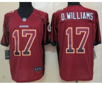 Nike Washington Redskins #17 Doug Williams Drift Fashion Red Elite Jersey