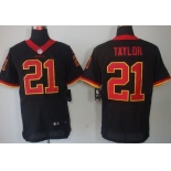 Nike Washington Redskins #21 Sean Taylor Black Elite Jersey