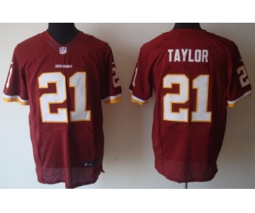 Nike Washington Redskins #21 Sean Taylor Red Elite Jersey