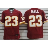 Nike Washington Redskins #23 DeAngelo Hall Red Elite Jersey