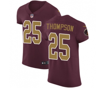 Nike Washington Redskins #25 Chris Thompson Burgundy Red Alternate Men's Stitched NFL Vapor Untouchable Elite Jersey