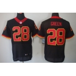 Nike Washington Redskins #28 Darrell Green Black Elite Jersey