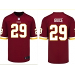 Nike Washington Redskins #29 Derrius Guice Red 2018 NFL Draft Pick Elite Jersey