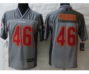 Nike Washington Redskins #46 Alfred Morris 2013 Gray Vapor Elite Jersey