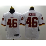 Nike Washington Redskins #46 Alfred Morris 2013 White Elite Jersey