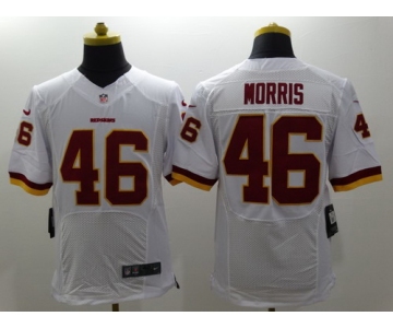 Nike Washington Redskins #46 Alfred Morris 2013 White Elite Jersey