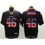 Nike Washington Redskins #46 Alfred Morris 2014 USA Flag Fashion Black Elite Jersey