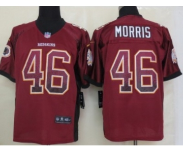 Nike Washington Redskins #46 Alfred Morris Drift Fashion Red Elite Jersey