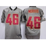 Nike Washington Redskins #46 Alfred Morris Gray Shadow Elite Jersey