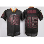 Nike Washington Redskins #46 Alfred Morris Lights Out Black Elite Jersey