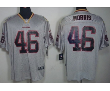 Nike Washington Redskins #46 Alfred Morris Lights Out Gray Elite Jersey